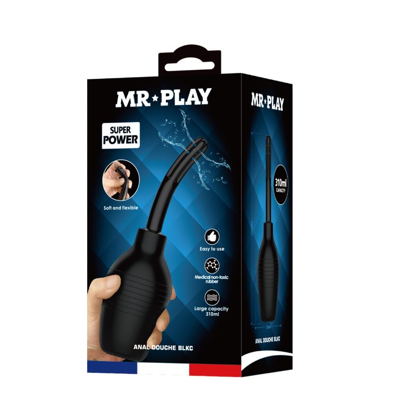 Анальний душ Pretty Love MR PLAY чорний, 310 мл вид 9