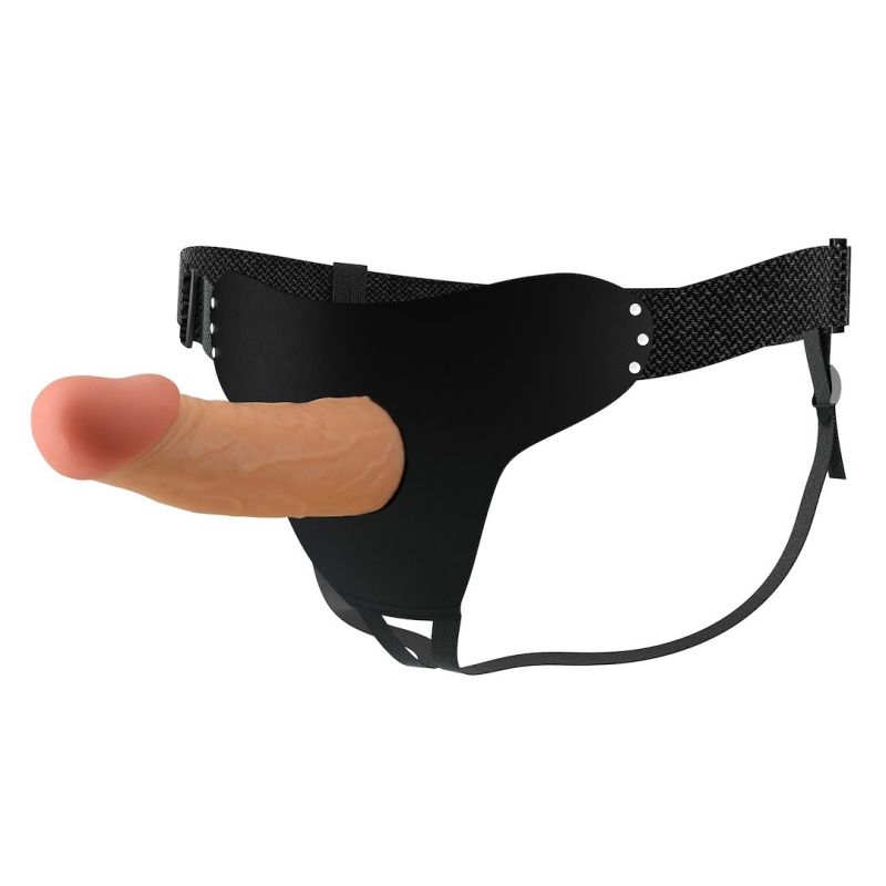 Чоловічий страпон Pretty Love Stark реалістичний, 17.5 х 4.3-5 см вид 3