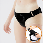 Жіночий страпон зі сквіртом Pretty Love Kyton на присосці, з основою на ременях, 21.5 х 4 см вид 6