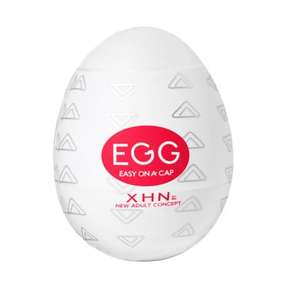 Мастурбатор-яйцо с рельефом XHN Egg Easy Ona-Cap, белый, 52 × 68 мм