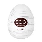 Мастурбатор-яйце з рельєфом XHN Egg Easy Ona-Cap, білий, 52 × 68 мм (коричневий) вид 2