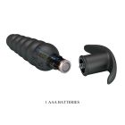 Анальна пробка з вібрацією Pretty Love Aeolis, чорна, 11 см х 3 см вид 18