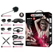 Набір БДСМ Pretty Love, чорний, 8 предметів