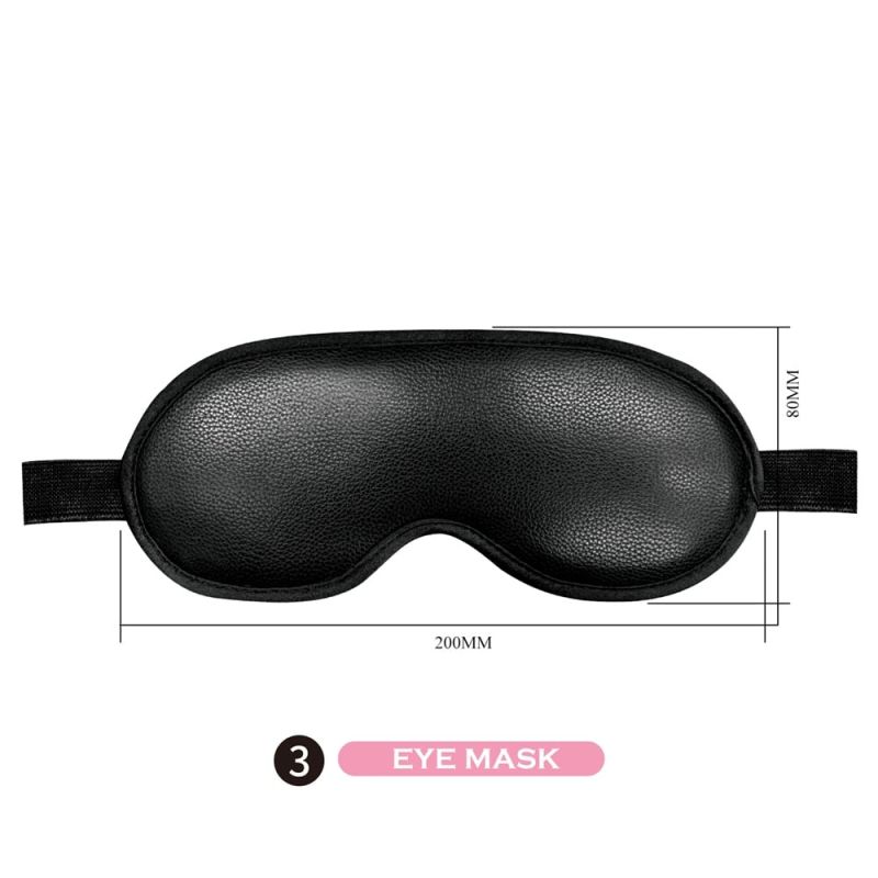 Набір БДСМ Pretty Love, чорний, 8 предметів вид 10