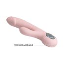Вибратор с клиторальным отростком Selene розовый Pretty Love вид 7