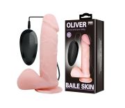 Вібратор із пультом 19,5 см Oliver