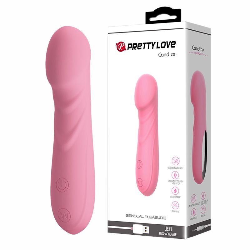 Вибратор розовый Candice Pretty Love вид 2