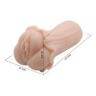 Мастурбатор вагіна реалістичний Crazy Bull бежевий, 15 х 8 см вид 8