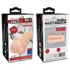 Мастурбатор вагіна реалістичний Crazy Bull бежевий, 15 х 8 см вид 9