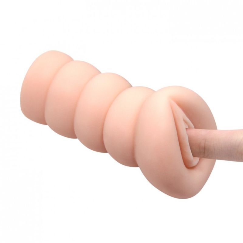 Мастурбатор вагіна реалістичний Baile бежевий, 13 х 7 см вид 4