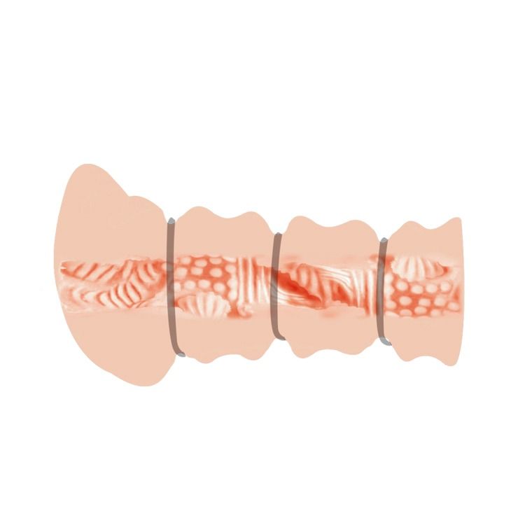 Мастурбатор вагіна реалістична з кільцями Crazy Bull Masturbator Vagina вид 5