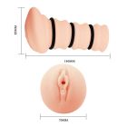 Мастурбатор вагина реалистичная с кольцами Crazy Bull Masturbator Vagina вид 6
