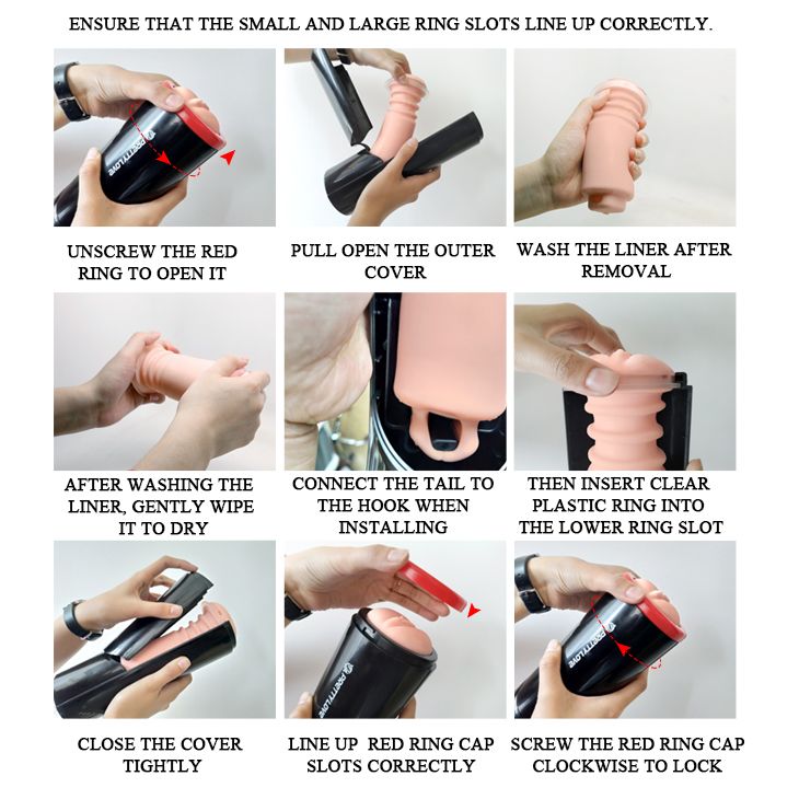 Мастурбатор автоматизований реалістичний Pretty Love Ozy Vagina Flesh Tube у вигляді вагіни вид 8