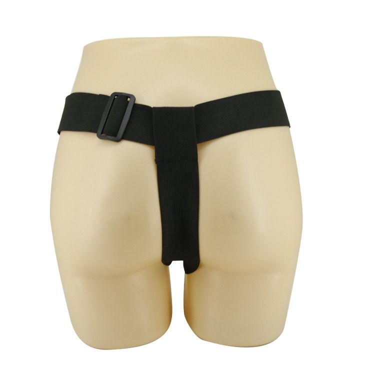 Страпон Ultra Passionate, із силіконовою насадкою, чорний, 15 см вид 6