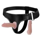 Страпон Baile Jessica реалістичний, з двома насадками, 10 х 3.5 см вид 2