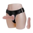 Страпон Baile Jessica реалістичний, з двома насадками, 10 х 3.5 см вид 3