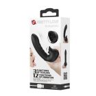 Вібронасадка на палець із всмоктуванням Pretty Love Hobgoblin силіконова, чорна вид 7