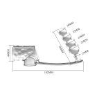 Насадка на член з анальною ялинкою PRETTY LOVE Penis Sleeve Rilley 4 кульки 2-2.6 см, прозора вид 4