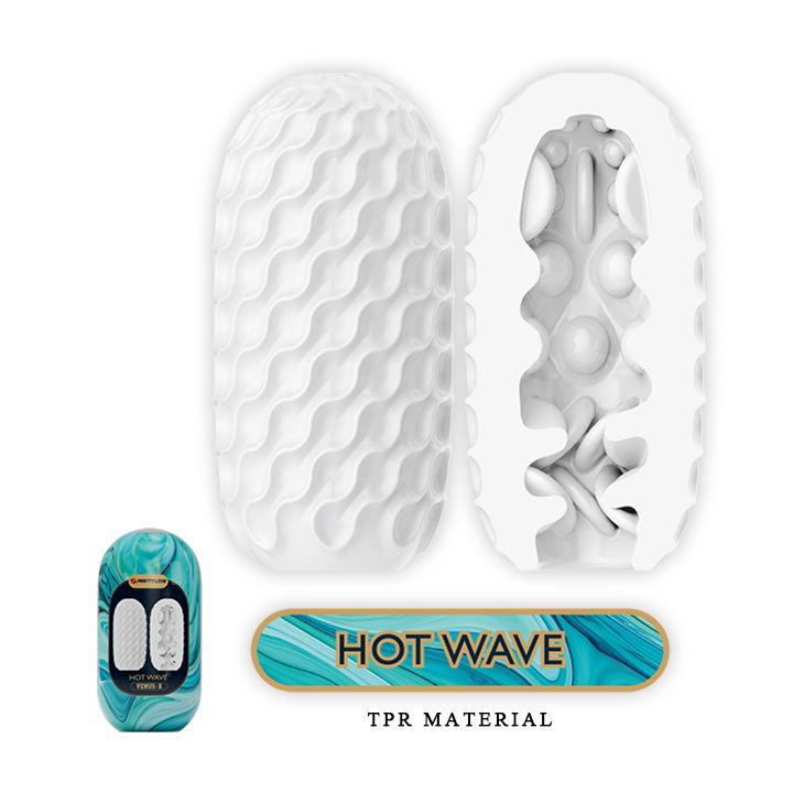 Мастурбатор яйце Pretty Love Venus-X Egg рельєфний, 13.1 х 6.5 см вид 4