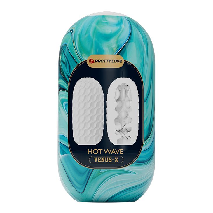 Мастурбатор яйце Pretty Love Venus-X Egg рельєфний, 13.1 х 6.5 см вид 7