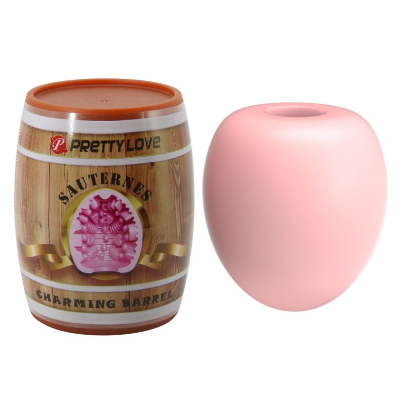 Мастурбатор яйце PRETTY LOVE Barrel Pink рожевий, 5.5 см вид 2