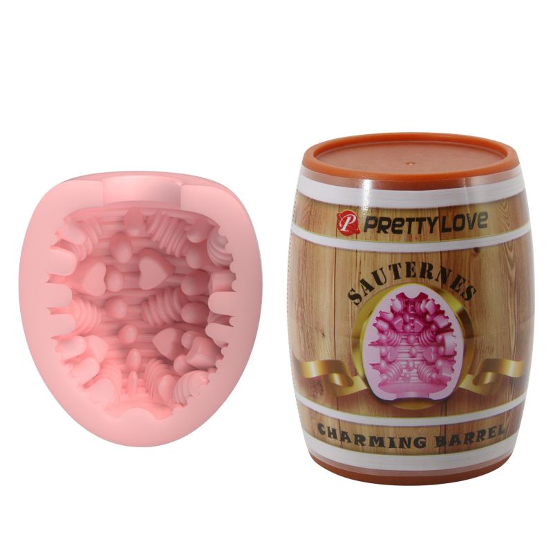 Мастурбатор яйце PRETTY LOVE Barrel Pink рожевий, 5.5 см вид 4