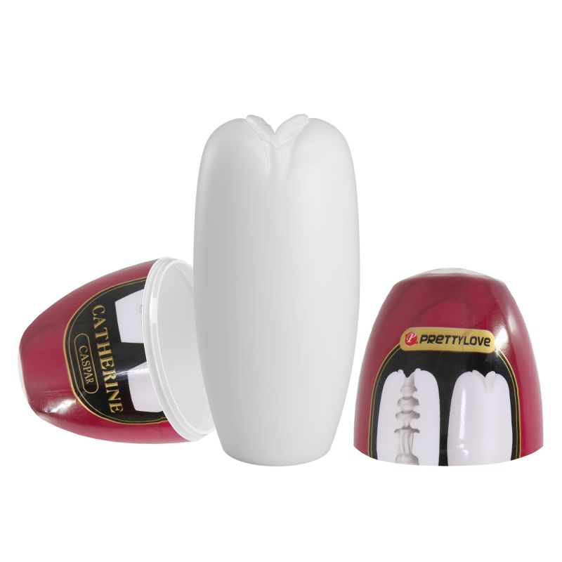 Мастурбатор вагина яйце PRETTY LOVE CATHERINE Caspar білий, 7.4 х 3.5 см вид 7