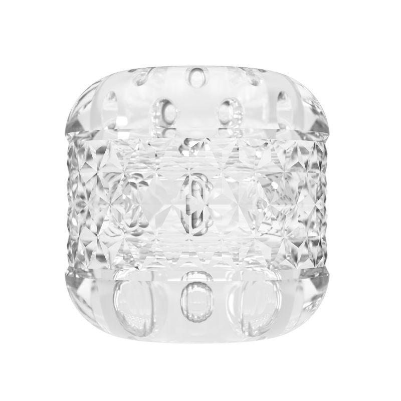 Міні-мастурбатор двосторонній Pretty Love Crystle прозорий вид 4