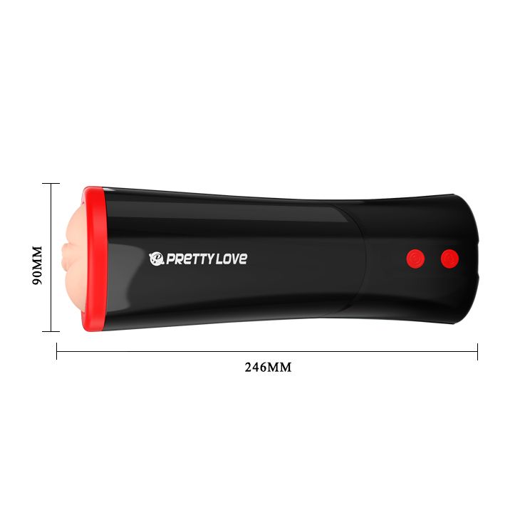 Автоматичний мастурбатор Pretty Love Ozzy тілесний, 24 см вид 6