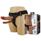 Страпон подвійний, чоловічий Pretty Love Kearen на трусиках-ременях, 17.5 х 4.2 х 2.5 см вид 2