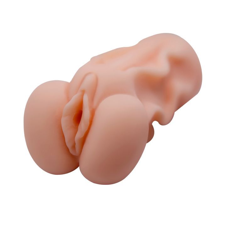 Мастурбатор-вагіна Crazy Bull Linda реалістичний, бежевий, 13.7 х 6.5 см вид 3