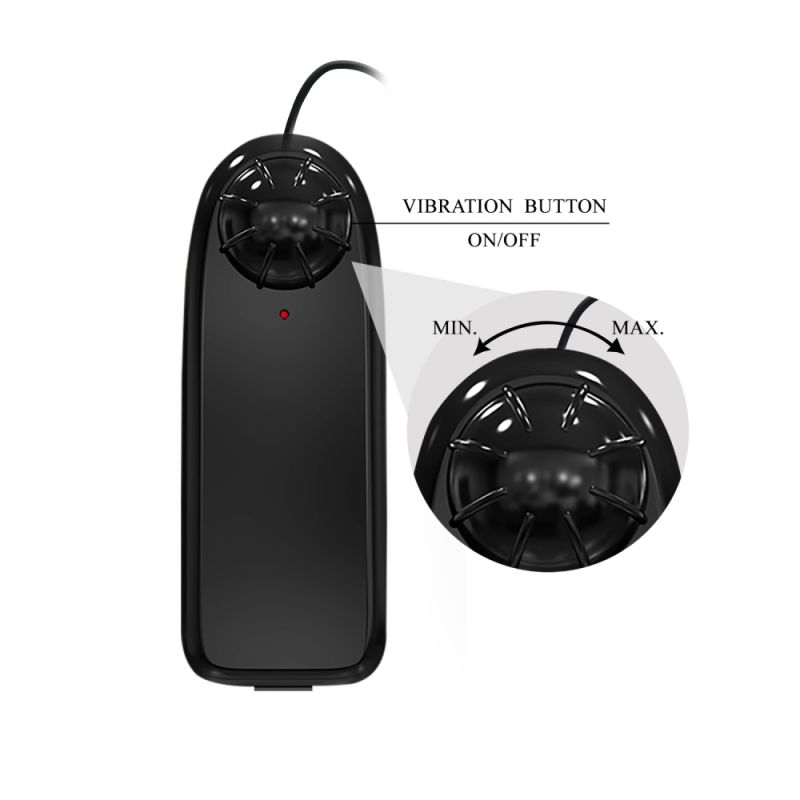 Вібратор реалістичний на присоску Baile, бежевий, 19,5 × 4,4 см вид 8