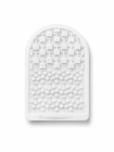 Мини-мастурбатор нереалистичный Daubao Pocket Genius с рельефом кубиков, белый, 52,5 × 81,5 × 11 мм вид 4