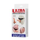 Страпон на трусиках BAILE Ultra Passionate Harness з мошонкою, бежевий, 15,7 × 3 см вид 7