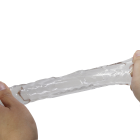 Подовжуюча насадка на пеніс Pretty Love Penis Sleeve, прозора, 22 × 5,5 см вид 8