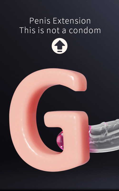 Подовжуюча насадка на пеніс Pretty Love Damell, прозора, 19,8 х 4,3 см вид 18