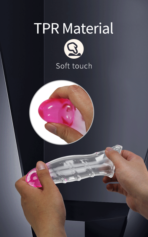 Подовжуюча насадка на пеніс Pretty Love Damell, прозора, 19,8 х 4,3 см вид 19