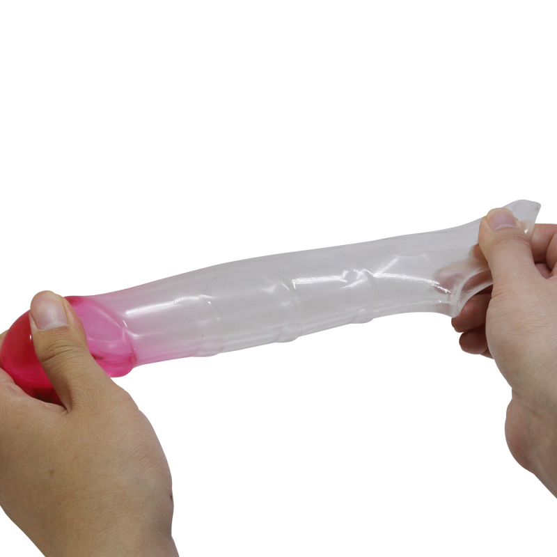 Подовжуюча насадка на пеніс Pretty Love Damell, прозора, 19,8 х 4,3 см вид 22