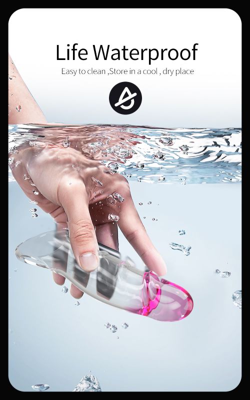 Подовжуюча насадка на пеніс Pretty Love Damell, прозора, 19,8 х 4,3 см вид 24