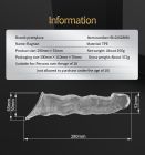 Подовжуюча насадка на пеніс Pretty Love Extension з подовжувачами (3 шт), прозора, 28 х 5,2 см вид 19