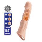 Подовжуюча насадка на пеніс Pretty Love Extension з подовжувачами (3 шт), реалістична, 28 х 5,2 см вид 2