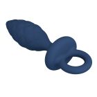 Анальна пробка MR. PLAY Butt Plug with Loop, синя, розмір S, 11,5 × 2,7 см вид 7