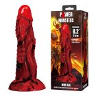 Фаллоимитатор силиконовый Power Monsters Minotaur на присоске, красный, 21 см вид 3