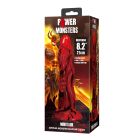Фаллоимитатор силиконовый Power Monsters Minotaur на присоске, красный, 21 см вид 9