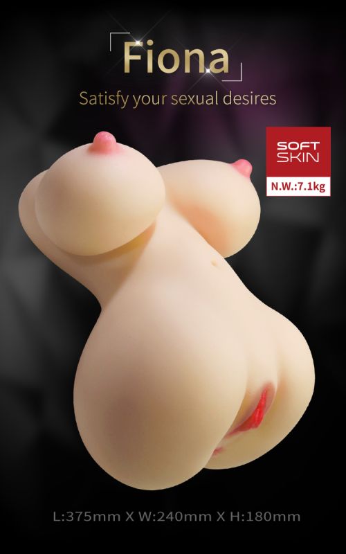 Мастурбатор-торс CRAZY BULL Fiona, реалістичний, 37.5 х 24 см вид 13