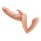 Подвійний страпон на ременях Baile ULTRA Charlotte, реалістичний, 24.8 х 3.6 см вид 9