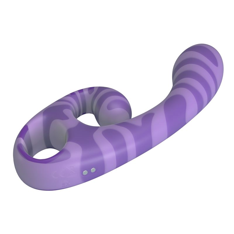 Вібратор-кролик Pretty Love Sumner Sexual Fantasy, фіолетовий, 19 см × 3,7 см вид 6