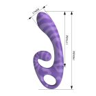 Вібратор-кролик Pretty Love Sumner Sexual Fantasy, фіолетовий, 19 см × 3,7 см вид 7