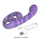 Вібратор-кролик Pretty Love Sumner Sexual Fantasy, фіолетовий, 19 см × 3,7 см вид 9