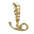 Масажер простати Pretty Love Jack із цирконієвого сплаву, золотий, 12,3 х 2,5 см вид 4